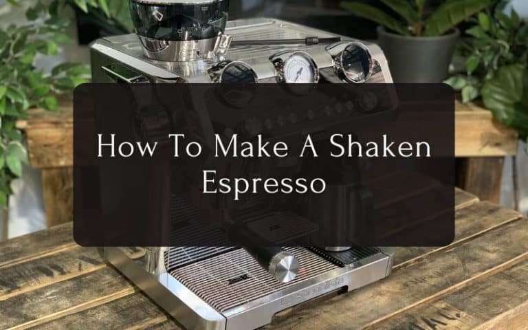 How To Make A Shaken Espresso